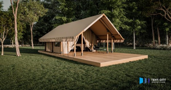 Пaлaтка для глэмпинга 5×7.5 m Safari-Tent